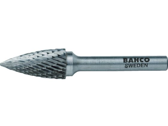 【お取り寄せ】バーコ トンガリ形超硬ロータリーバーダブルカット 刃径16mm BAHG1625M06X 超硬バー 研削研磨用品 作業用品 工具