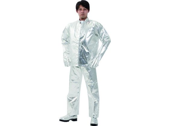 【お取り寄せ】日本エンコン 全アルミ耐熱服 上衣 5010-3L 防護服 保護服 特殊服 作業服 安全保護具 作業