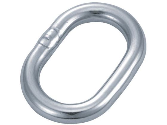 【お取り寄せ】TRUSCO 楕円リンク ステンレス製 19mm 1個入 TOL-19 接合金物 土木 建築資材
