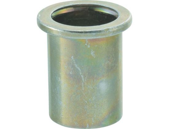 【お取り寄せ】TRUSCO クリンプナット平頭ステンレス 板厚3.5 M5×0.8 100個入 TBN-5M35SS-C 釘 ねじ ボルト 素材 作業用品 工具