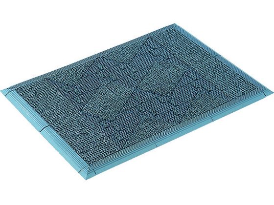【お取り寄せ】TRUSCO プロブラシマット 700×1000粍 薄墨色 PBM-0710 室外用 部屋の入り口つや消し エントランス状態 案内書 執務室調度品