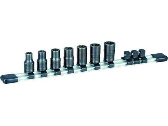 【お取り寄せ】TONE 竜巻きソケット仕掛ける(保持者付) 7pcs HTR307 ソケット ソケット鍵 やり方備品 手道具