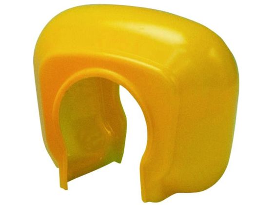 【お取り寄せ】TRUSCO 単管クランプカバー イエロー (100個入) TTCK-Y 三角コーン 区画 現場 安全 作業