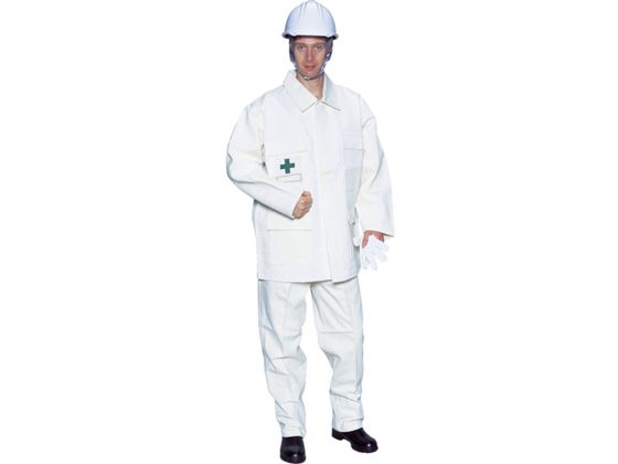 【お取り寄せ】日本エンコン プロバン作業服 ズボンウエスト88サイズL 5161-A-L 防護服 保護服 特殊服 作業服 安全保護具 作業