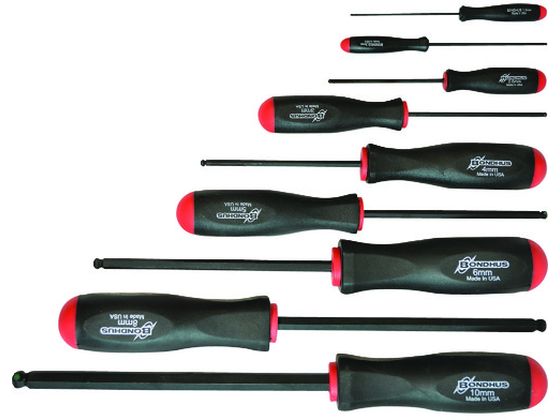 【お取り寄せ】ボンダス プロホールド[[R]](ネジつかみ機能付ドライバー) セット9本組(1.5-10mm) PBSX9M ドライバー ビット 作業工具 作業用品 工具