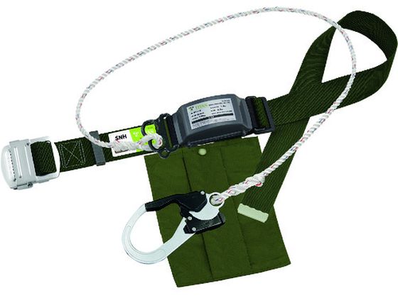 【お取り寄せ】タイタン SNHロープ式胴ベルト グリーン SNHN-GR 墜落制止用器具 安全保護具 作業