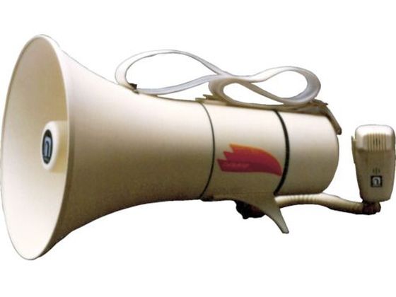 【お取り寄せ】ノボル ショルダータイプメガホン13Wホイッスル音付き 電池別売 TM-208 安全 現場 作業｜JET PRICE 16,280円