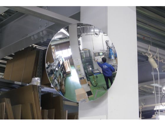 【お取り寄せ】コミー 丸ミラー600mm MF60 安全ミラー ガレージミラー 現場 安全 作業