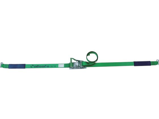 【お取り寄せ】allsafe ベルト荷締機エアラインレール用ラチェット式ラッシングベルト DS R トラックロープ 荷締 現場 安全 作業