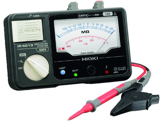 【お取り寄せ】HIOKI アナログ絶縁抵抗計(単レンジ) IR4013-10 IR4013-10 電気測定 測定 作業｜JET PRICE