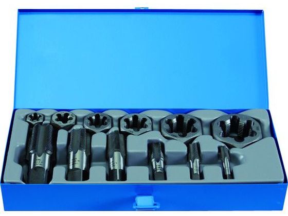 【お取り寄せ】TRUSCO 管用飲み口、六角サラエナットダイスPFねじ仕掛ける THDT-PFSET ねじ切り物の具 飲み口 ダイス型 減らす物の具 御役目属具 物の具 その他-花・ガーデン・DIY-DIY・工具