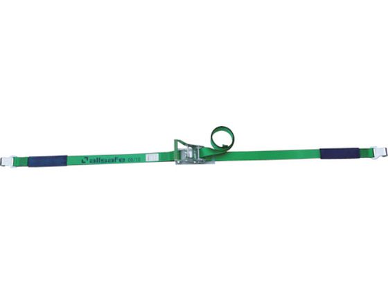 【お取り寄せ】allsafe ベルト荷締機 ラチェット式フラットフック仕様 (重荷重) ベルト荷締機 物流 作業