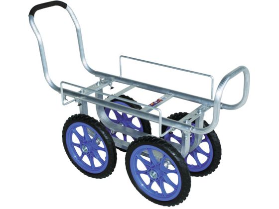 【お取り寄せ】HARAX 愛菜号 14インチノーパンクタイヤ 積載面740~1050×340~560 CH-1400 ハウスカー 園芸運搬車 運搬 収納 保管 農業資材 園芸用品 作業用品 工具