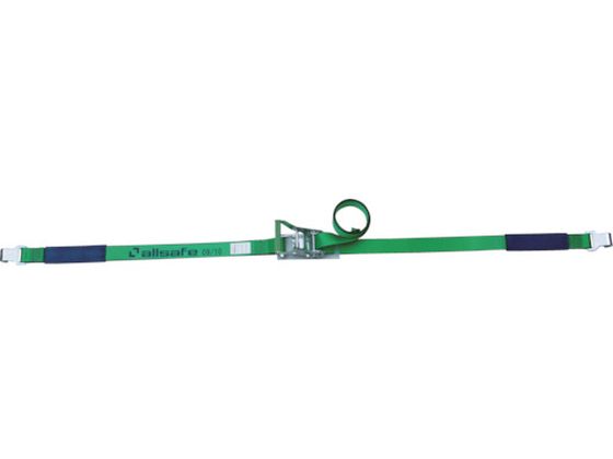 【お取り寄せ】allsafe ラッシングベルト ラチェット式フラットフック重荷重 R5FH17 ベルト荷締機 物流 作業｜JET PRICE