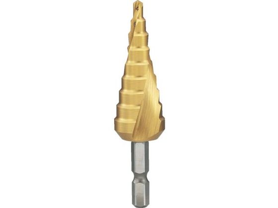 【お取り寄せ】TRUSCO 六角軸ステップドリル 2枚刃チタンコーティング 4～20mm TSDSC20 穴あけ工具 ドリル 切削工具 作業用品 工具｜JET PRICE