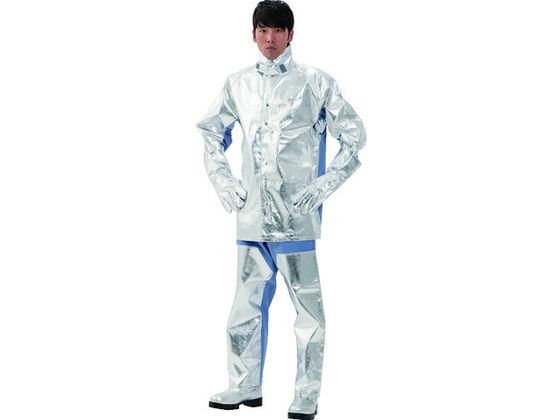 【お取り寄せ】日本エンコン アルミコンビ耐熱服 上衣 5020-L 防護服 保護服 特殊服 作業服 安全保護具 作業