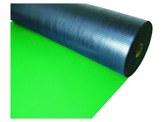 【お取り寄せ】TRUSCO 塩ビマット ピラミッド グリーン 1.5mm×915mm×20m マット カーペット ラグ リビング家具 インテリア