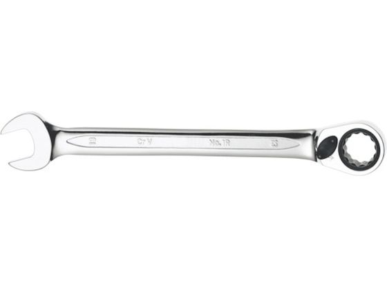 【お取り寄せ】バーコ ラチェット・コンビネーションレンチ 対辺寸法18mm 1RM-18 ラチェットレンチ レンチ スパナ プーラー 作業用品 工具