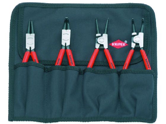 【お取り寄せ】KNIPEX 4本組 スナップリングプライヤー 001956 プライヤー ペンチ ニッパ 作業用品 工具｜JET PRICE 10,200円