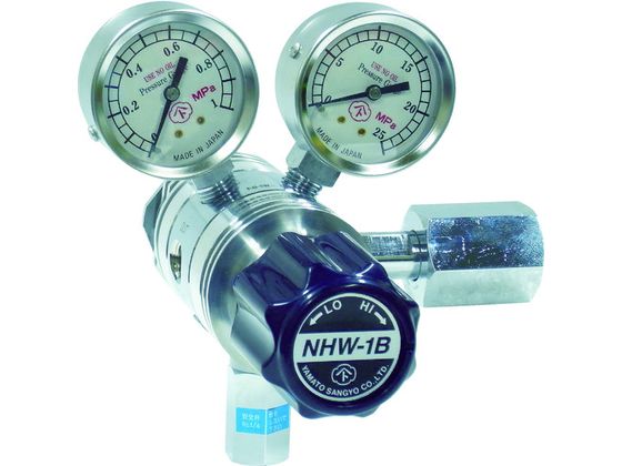 【お取り寄せ】ヤマト 分析機用フィン付二段圧力調整器 NHW-1B NHW1BTRCCH4 溶接ガスホース 調整器 カプラ 溶接 潤滑 接着 補修