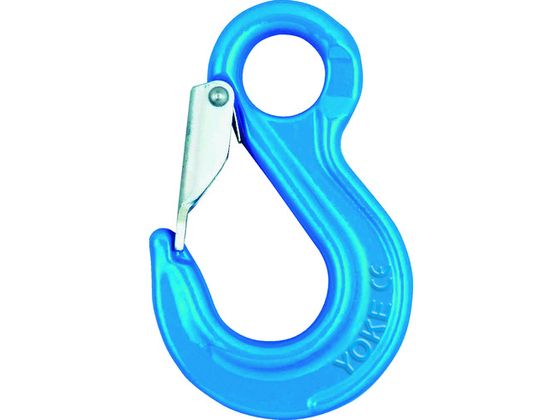 【お取り寄せ】YOKE G-100 ラッチ付きスリングフック(アイタイプ) 16T X-044 S-20 ワイヤー スリング 吊具 バランサー 物流 作業