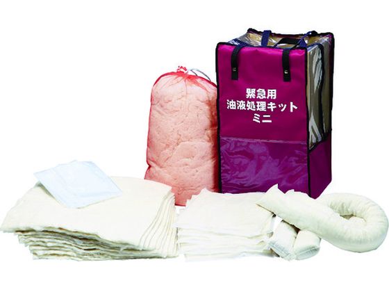 【お取り寄せ】SYK オイルキャッチャー 緊急用油液処理キットミニ SO-2746 吸収材 清掃用品 オフィス住設用品|JET PRICE