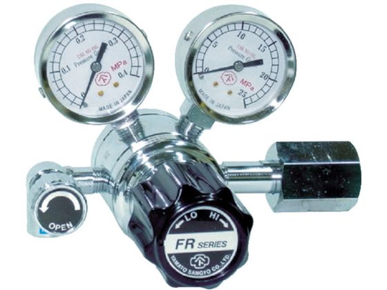 【お取り寄せ】ヤマト 分析機用二段圧力調整器 FR-1B FR1BTRC12 溶接ガスホース 調整器 カプラ 溶接 潤滑 接着 補修