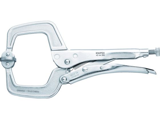【お取り寄せ】KNIPEX C型グリッププライヤー(溶接用) 280mm 4244-280 溶接用工具 溶接 潤滑 接着 補修