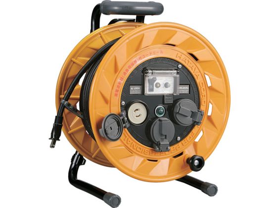 【お取り寄せ】ハタヤ BR型 単相100V型ブレーカーリール 20m(抜止め) BR-201 吊りひも木管１００Ｖ 吊りひも木管 押しひろげる吊りひも 工事機材 進め方機材 物の具 花・ガーデン・DIY-その他