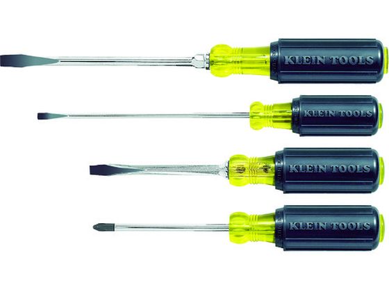 【お取り寄せ】KLEIN クッショングリップドライバーセット 4 本組み 85105 グリップドライバー ドライバー 六角棒レンチ 作業用品 工具