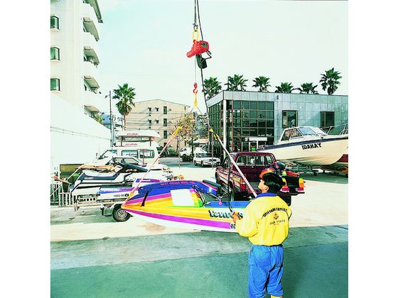象印 単相100V小型電気チェーンブロック 1速型 100kg・6m DIY・工具