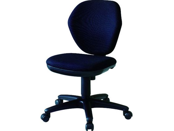 【お取り寄せ】TRUSCO オフィスチェア 黒 T-10-BK 肘なし 布張りチェア オフィスチェア オフィス家具|JET PRICE