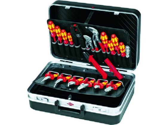 【お取り寄せ】KNIPEX 002120 物の具容れもの 20点書き割り 002120 不成立物の具 防爆 進め方装置 物の具