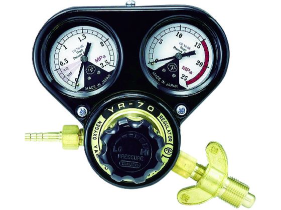 【お取り寄せ】ヤマト 酸素用圧力調整器 SSボーイ(関西式) SSB-OXW 溶接ガスホース 調整器 カプラ 溶接 潤滑 接着 補修｜JET PRICE