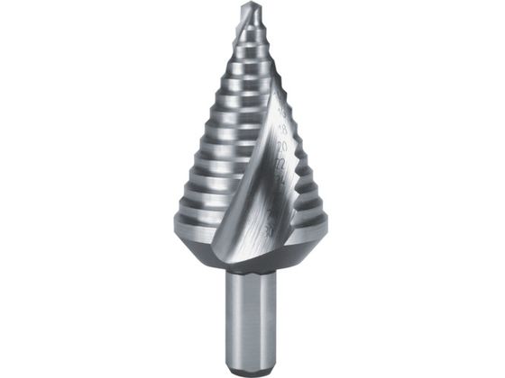 【お取り寄せ】RUKO 2枚刃スパイラルステップドリル 30粍 短尺 101-063 穴あけ手道具 せん孔機 節する手道具 やり方備品 手道具