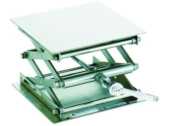 【お取り寄せ】テラオカ ラボジャッキ ラチェットハンドル式 ステンレスタイプ 99-1620-44 ラボジャッキ 工具類 実験用小物 機材