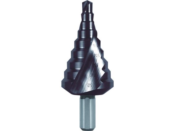 【お取り寄せ】RUKO 2枚刃スパイラルステップドリル 40.5mm チタンアルミニウム 101090F 穴あけ工具 ドリル 切削工具 作業用品 工具