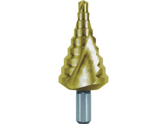 【お取り寄せ】RUKO 2枚刃スパイラルステップドリル 32.5粍 チタン 101-092T 穴あけ物の具 せん孔機 減らす物の具 御役目属具 物の具 電動工具本体-ディスクサンダー-研磨工具