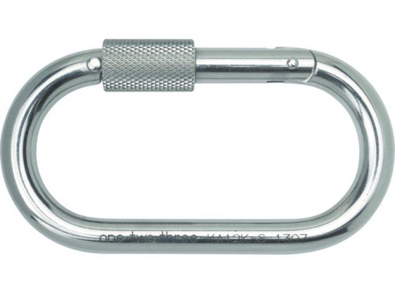 【お取り寄せ】123 カラビナ ステン12 KA12K-S 墜落制止用器具 安全保護具 作業