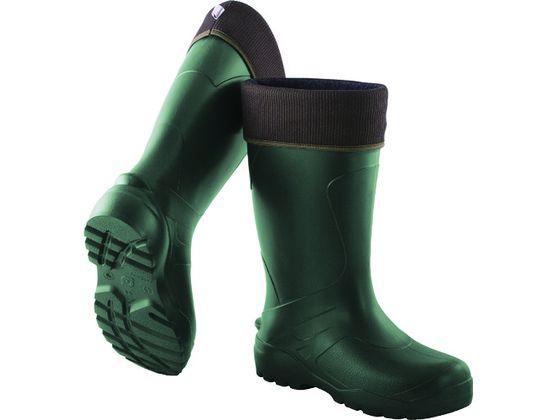 【お取り寄せ】Camminare EVA防寒長靴 Explorer 27.5 グリーン 安全長靴 作業用長靴 安全保護具 作業
