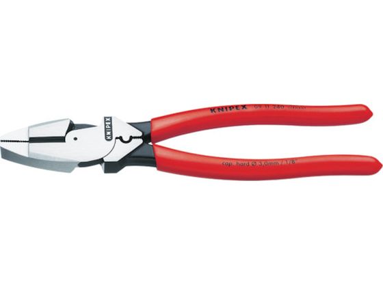 【お取り寄せ】KNIPEX 0911-240 架線工事用強力ペンチ 0911-240 ペンチ ニッパ プライヤー 作業用品 工具