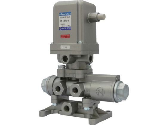 【お取り寄せ】日本精器 4道のり電磁弁 8A AC200V 76つづき物 BN-764S-8-E200 電磁弁 コンプレッサー 空圧機器 導管 生み出すこと処理属具 御役目属具 物の具 DIY・工具-花・ガーデン・DIY-エア工具本体