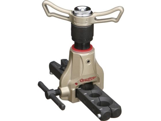 【お取り寄せ】スーパー フレアリングツールセット(偏芯式)ラチェット型、新冷媒・新規格 TF456WGH 空調配管工具 水道 空調配管用工具 作業用品 工具 16,032円