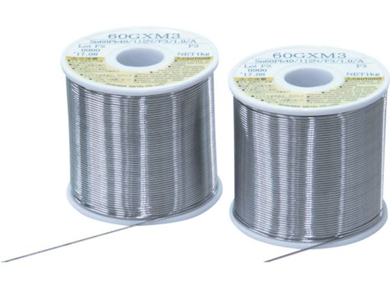 【お取り寄せ】石川 60GXM3(すず60%／鉛40%)-0.8mm-1kg 60GXM3-08 はんだ用品 はんだ 静電気対策用品 生産加工用品 作業用品 工具