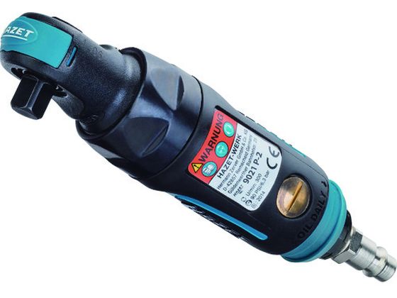 【お取り寄せ】HAZET エアラチェット 差込角9.5mm 9021P-2 エアーラチェットレンチ 空圧工具 作業用品 工具
