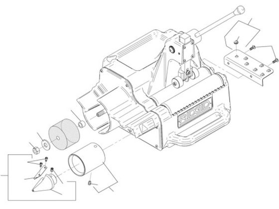 【お取り寄せ】RIDGID リーマー ブレード F／122J-S 94692 空調配管用工具 水道 作業用品 工具