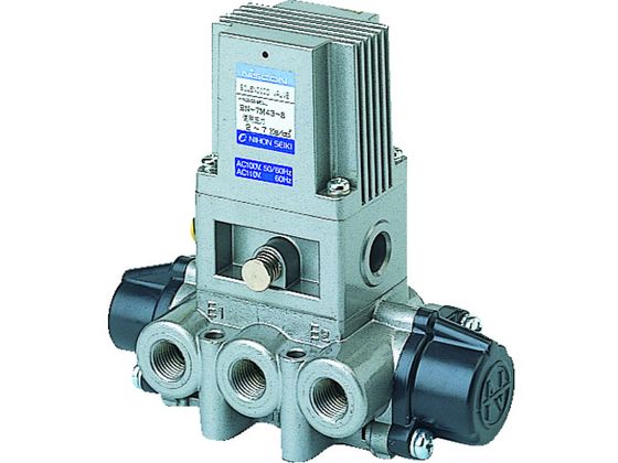 【お取り寄せ】日本精器 4方向電磁弁8AAC100V7Mシリーズシングル BN-7M43-8-E100 電磁弁 コンプレッサー 空圧機器 ホース 生産加工用品 作業用品 工具｜JET PRICE