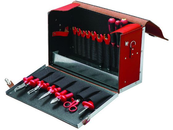 【お取り寄せ】バーコ 1000V絶縁工具セット 19点セット 3045V-2 絶縁工具 防爆 作業用品 工具｜JET PRICE