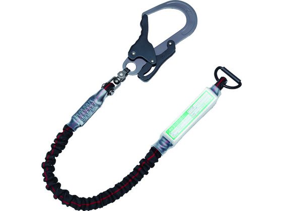 【お取り寄せ】KH ジャバラ剣アルミ自在D環17黒／緋ライン S1JDWK-17 墜落制止用器具 安全保護具 作業