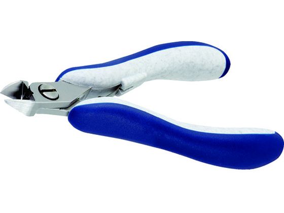 【お取り寄せ】idealtek ESD精密ニッパ 長円形 セミフラッシュ刃 120mm ES5140-CR-BG-IT ニッパ ペンチ プライヤー 作業用品 工具